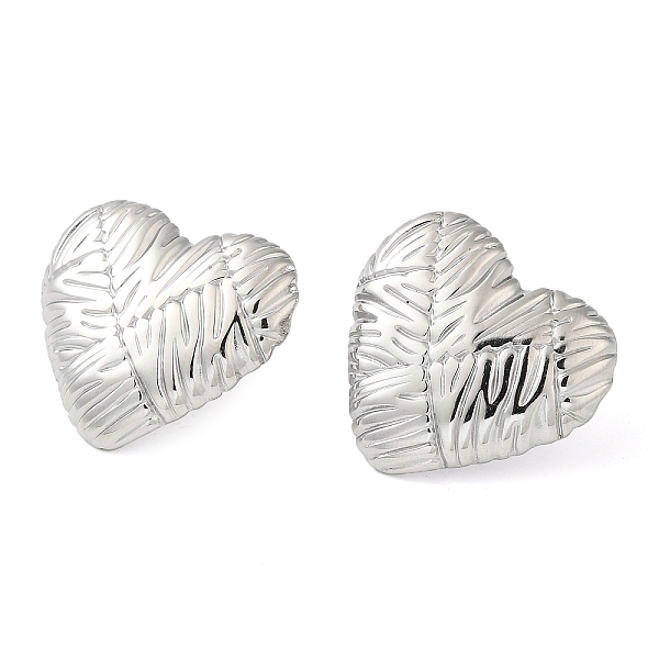 PandaHall 304 Stainless Steel Stud Earrings, Heart, Stainless Steel Color, 24x26mm 304 Stainless Steel Heart
PandaHall 304 Stainless Steel Stud Earrings, Heart, Stainless Steel Color, 24x26mm 304 Stainless Steel Heart