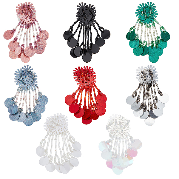 PandaHall PVC Plastic Paillette Artificial Flower Ornament Accessories, with Tassel, Sew On Patches, Appliques, Mixed Color..., Multicolor
PandaHall PVC Plastic Paillette Artificial Flower Ornament Accessories, with Tassel, Sew On Patches, Appliques, Mixed Color..., Multicolor
