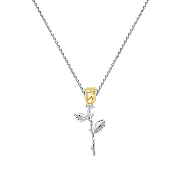 PandaHall Flower Rhodium Plated 925 Sterling Silver Pendant Necklace for Valentine's Day, Platinum, 15.35 inch(39cm) Sterling Silver Flower
PandaHall Flower Rhodium Plated 925 Sterling Silver Pendant Necklace for Valentine's Day, Platinum, 15.35 inch(39cm) Sterling Silver Flower