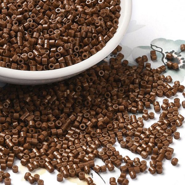 PandaHall Baking Paint Glass Seed Beads, Cylinder, Saddle Brown, 2x1.5mm, Hole: 1mm, about 50398pcs/pound Glass
PandaHall Baking Paint Glass Seed Beads, Cylinder, Saddle Brown, 2x1.5mm, Hole: 1mm, about 50398pcs/pound Glass