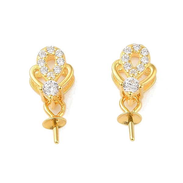 PandaHall 925 Sterling Silver Micro Pave Cubic Zirconia Peg Bails Pendants, Flower, Clear, 12.5x5.5x4mm, Hole: 5.5x1.8mm, Pin: 0.7mm...
PandaHall 925 Sterling Silver Micro Pave Cubic Zirconia Peg Bails Pendants, Flower, Clear, 12.5x5.5x4mm, Hole: 5.5x1.8mm, Pin: 0.7mm...
