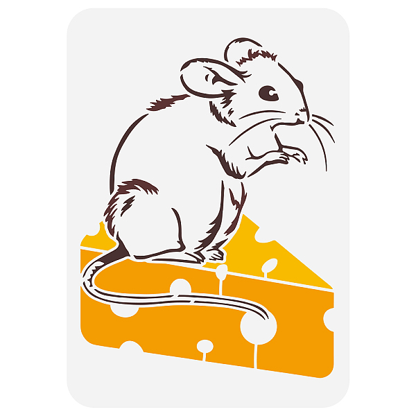 PandaHall FINGERINSPIRE Mouse and Cheese Painting Stencil 8.3x11.7inch Reusable Mouse Pattern Drawing Template Rat Stealing The Cheese...
PandaHall FINGERINSPIRE Mouse and Cheese Painting Stencil 8.3x11.7inch Reusable Mouse Pattern Drawing Template Rat Stealing The Cheese...