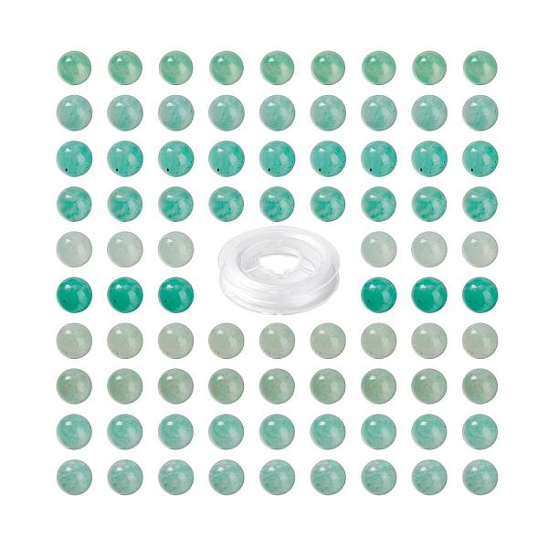 PandaHall 100Pcs 8mm Natural Amazonite Round Beads, with 10m Elastic Crystal Thread, for DIY Stretch Bracelets Making Kits, 8mm, Hole...
PandaHall 100Pcs 8mm Natural Amazonite Round Beads, with 10m Elastic Crystal Thread, for DIY Stretch Bracelets Making Kits, 8mm, Hole...