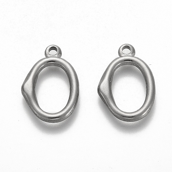 PandaHall 304 Stainless Steel Pendants, Oval, Stainless Steel Color, 14.5x10x2mm, Hole: 1.4mm 304 Stainless Steel Oval
PandaHall 304 Stainless Steel Pendants, Oval, Stainless Steel Color, 14.5x10x2mm, Hole: 1.4mm 304 Stainless Steel Oval