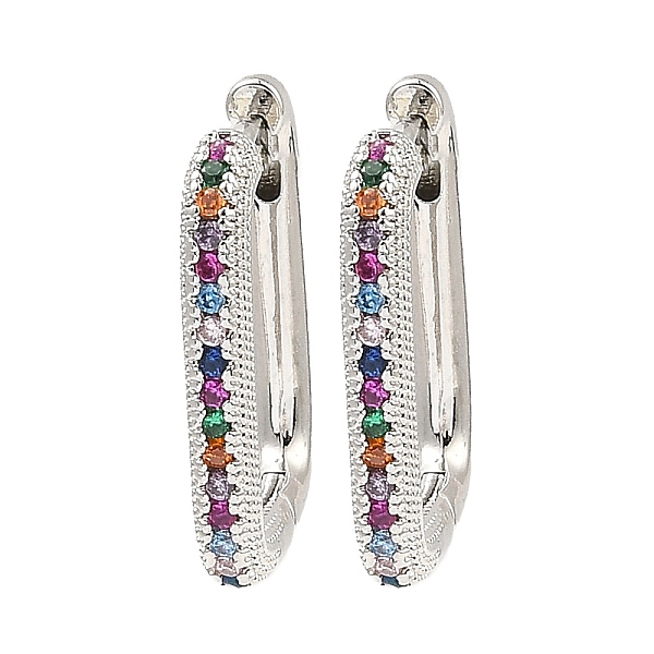PandaHall Brass Micro Pave Cubic Zirconia Hoop Earrings, Rectangle, Platinum, 18x2.5x13.5mm Cubic Zirconia Rectangle
PandaHall Brass Micro Pave Cubic Zirconia Hoop Earrings, Rectangle, Platinum, 18x2.5x13.5mm Cubic Zirconia Rectangle