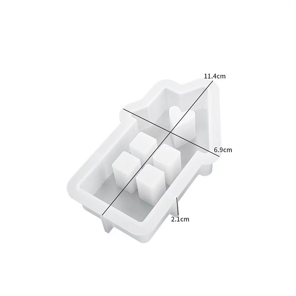 PandaHall DIY Silicone Candle Molds, For Candle Making, House, White, 11.4x6.9x2.1cm Silicone Building White
PandaHall DIY Silicone Candle Molds, For Candle Making, House, White, 11.4x6.9x2.1cm Silicone Building White