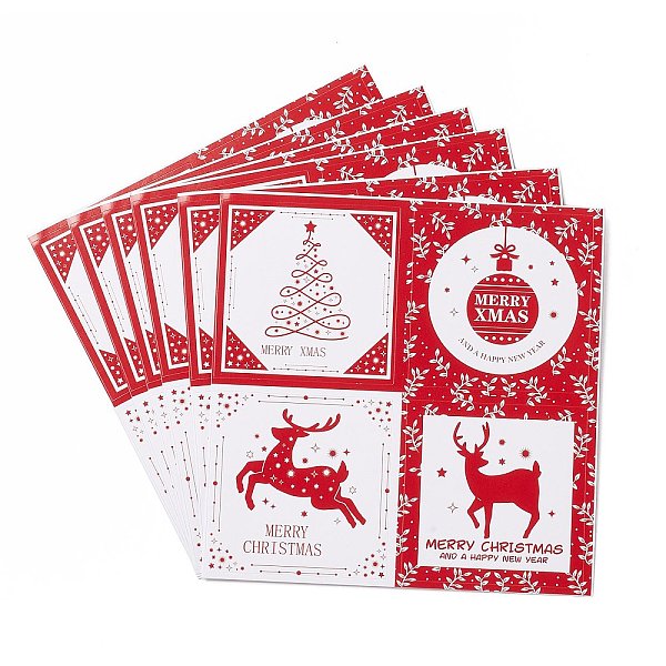 PandaHall Christmas Theme Self-Adhesive Stickers, for Party Decorative Presents, Square, Red, 109x109x0.2mm, sticker: 50x50mm, 4pcs/sheet...
PandaHall Christmas Theme Self-Adhesive Stickers, for Party Decorative Presents, Square, Red, 109x109x0.2mm, sticker: 50x50mm, 4pcs/sheet...