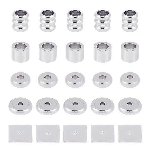 PandaHall DICOSMETIC 100pcs 5 Styles Stainless Steel Assorted Spacer Beads Square Beads Flat Round Spacer Beads Column Beads Tube Spacer...
PandaHall DICOSMETIC 100pcs 5 Styles Stainless Steel Assorted Spacer Beads Square Beads Flat Round Spacer Beads Column Beads Tube Spacer...