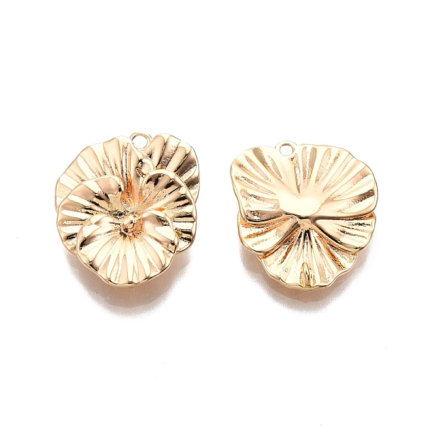 PandaHall Ion Plating(IP) Brass Connector Charms, Nickel Free, Flower Link, Real 18K Gold Plated, 18x15.5x3.5mm, Hole: 1.2mm Brass Flower
PandaHall Ion Plating(IP) Brass Connector Charms, Nickel Free, Flower Link, Real 18K Gold Plated, 18x15.5x3.5mm, Hole: 1.2mm Brass Flower