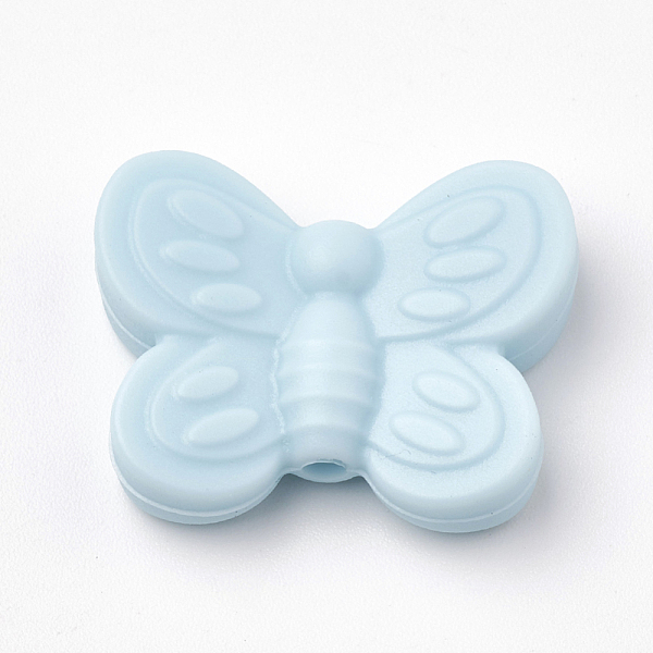 PandaHall Food Grade Eco-Friendly Silicone Beads, Chewing Beads For Teethers, DIY Nursing Necklaces Making, Butterfly, Light Blue, 20x25x6mm...
PandaHall Food Grade Eco-Friendly Silicone Beads, Chewing Beads For Teethers, DIY Nursing Necklaces Making, Butterfly, Light Blue, 20x25x6mm...