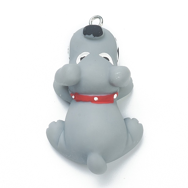 PandaHall Opaque Resin Big Pendants, with Platinum Plated Iron Findings, Dog, Gray, 51x29x19mm, Hole: 2mm Iron+Resin Dog Gray
PandaHall Opaque Resin Big Pendants, with Platinum Plated Iron Findings, Dog, Gray, 51x29x19mm, Hole: 2mm Iron+Resin Dog Gray