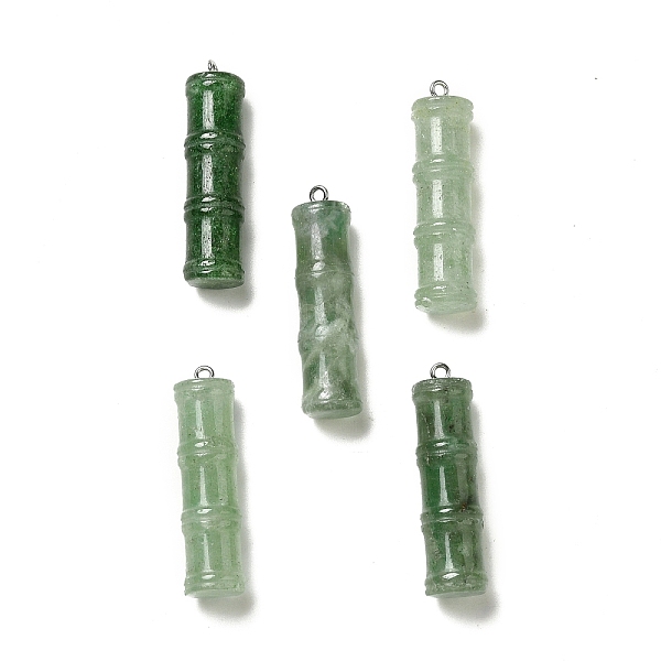 PandaHall Natural Green Strawberry Quartz Pendants, Bamboo Stick Charms, with Stainless Steel Color Tone 304 Stainless Steel Loops...
PandaHall Natural Green Strawberry Quartz Pendants, Bamboo Stick Charms, with Stainless Steel Color Tone 304 Stainless Steel Loops...