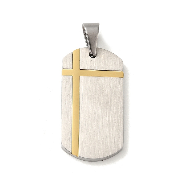 PandaHall Vacuum Plating 304 Stainless Steel Pendants, Rectangle Charm, Golden & Stainless Steel Color, 34.5x17.5x2mm, Hole: 7x5.5mm 304...
PandaHall Vacuum Plating 304 Stainless Steel Pendants, Rectangle Charm, Golden & Stainless Steel Color, 34.5x17.5x2mm, Hole: 7x5.5mm 304...