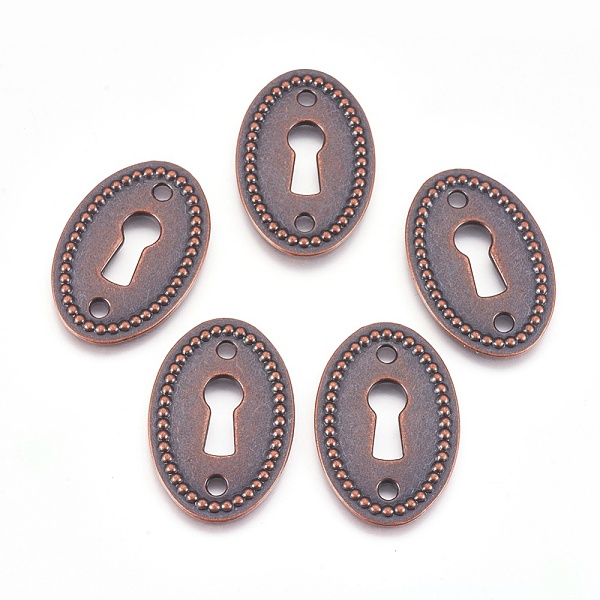 PandaHall Tibetan Style Alloy Links connectors, Oval, Cadmium Free & Nickel Free & Lead Free, Red Copper, 37x25x2mm, Hole: 3mm, about...
PandaHall Tibetan Style Alloy Links connectors, Oval, Cadmium Free & Nickel Free & Lead Free, Red Copper, 37x25x2mm, Hole: 3mm, about...