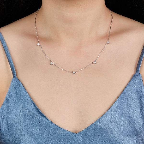 PandaHall Cubic Zirconia Flower Pendant Necklacs for Women, Rhodium Plated 925 Sterling Silver Jewelry, Platinum, 15.35 inch(39cm) Cubic...
PandaHall Cubic Zirconia Flower Pendant Necklacs for Women, Rhodium Plated 925 Sterling Silver Jewelry, Platinum, 15.35 inch(39cm) Cubic...