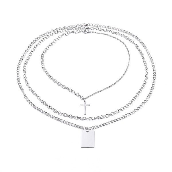 PandaHall 304 Stainless Steel Pendant Necklaces Sets, with 201 Stainless Steel Pendants, Cable Chains, Curb Chains and Lobster Claw Clasps...
PandaHall 304 Stainless Steel Pendant Necklaces Sets, with 201 Stainless Steel Pendants, Cable Chains, Curb Chains and Lobster Claw Clasps...