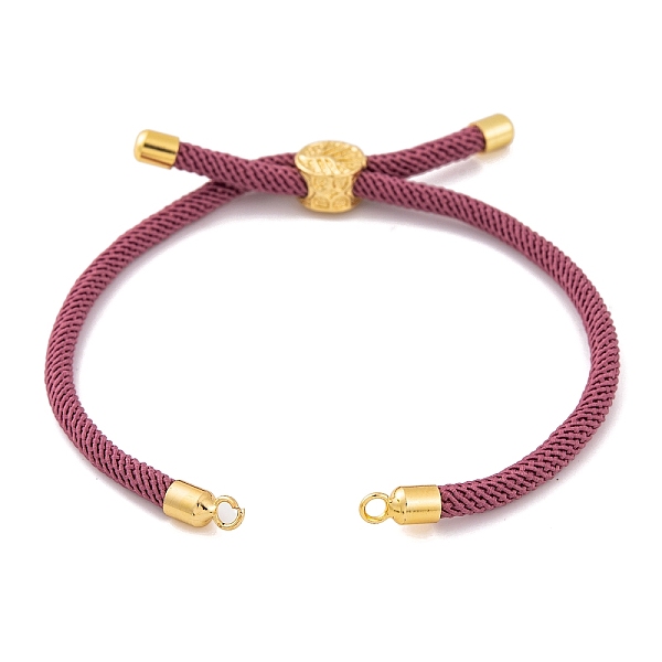 PandaHall Nylon Cords Bracelet Makings Fit for Connector Charms, with Golden Brass Tree Slider Beads, Long-Lasting Plated, Purple, 8-5/8...
PandaHall Nylon Cords Bracelet Makings Fit for Connector Charms, with Golden Brass Tree Slider Beads, Long-Lasting Plated, Purple, 8-5/8...