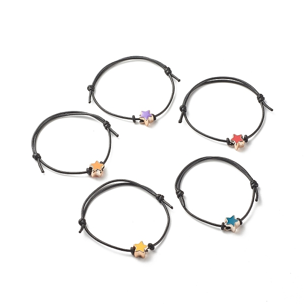 PandaHall Star Acrylic Enamel Beads Adjustable Cord Bracelet for Teen Girl Women, Mixed Color, Inner Diameter: 1-7/8~3-3/8 inch(4.8~8.5cm)..., Multicolor
PandaHall Star Acrylic Enamel Beads Adjustable Cord Bracelet for Teen Girl Women, Mixed Color, Inner Diameter: 1-7/8~3-3/8 inch(4.8~8.5cm)..., Multicolor