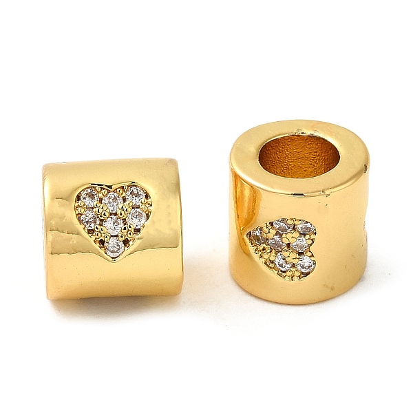 PandaHall Rack Plating Brass Micro Pave Cubic Zirconia European Beads, Large Hole Beads, Long-Lasting Plated, Lead Free & Cadmium Free..., Clear
PandaHall Rack Plating Brass Micro Pave Cubic Zirconia European Beads, Large Hole Beads, Long-Lasting Plated, Lead Free & Cadmium Free..., Clear