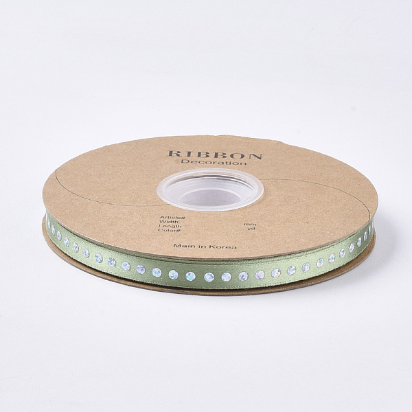 PandaHall Polyester Single Face Satin Ribbon, with Single-Sided Sequins/Paillette, for Gift, Party Decorate, Dark Sea Green, 3/8 inch(10mm)...
PandaHall Polyester Single Face Satin Ribbon, with Single-Sided Sequins/Paillette, for Gift, Party Decorate, Dark Sea Green, 3/8 inch(10mm)...