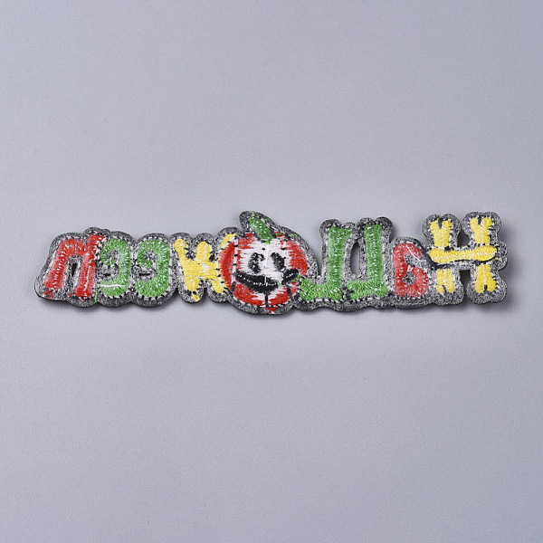 PandaHall Computerized Embroidery Cloth Iron on/Sew on Patches, Costume Accessories, Word Halloween, Colorful, 101x24x1.5mm Cloth Word
PandaHall Computerized Embroidery Cloth Iron on/Sew on Patches, Costume Accessories, Word Halloween, Colorful, 101x24x1.5mm Cloth Word