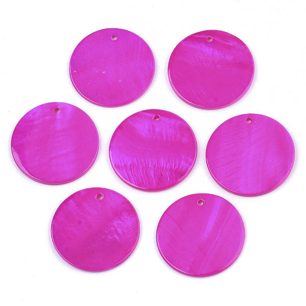 PandaHall Natural Freshwater Shell Pendants, Flat Round, Spray Painted, Magenta, 25x2mm, Hole: 1.5mm Freshwater Shell Flat Round Pink
PandaHall Natural Freshwater Shell Pendants, Flat Round, Spray Painted, Magenta, 25x2mm, Hole: 1.5mm Freshwater Shell Flat Round Pink