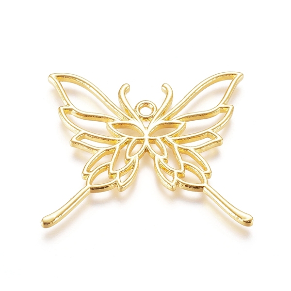 PandaHall Zinc Alloy Open Back Bezel Pendants, For DIY UV Resin, Epoxy Resin, Pressed Flower Jewelry, Butterfly, Golden, 35x39.8x2mm, Hole...
PandaHall Zinc Alloy Open Back Bezel Pendants, For DIY UV Resin, Epoxy Resin, Pressed Flower Jewelry, Butterfly, Golden, 35x39.8x2mm, Hole...