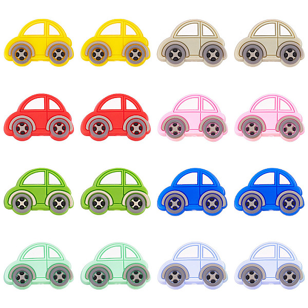 PandaHall DICOSMETIC 16Pcs 8 Styles Car Silicone Beads Colorful Spacer Beads Small Cartoon Beads Flatback Beads Large Hole Loose Beads for..., Multicolor
PandaHall DICOSMETIC 16Pcs 8 Styles Car Silicone Beads Colorful Spacer Beads Small Cartoon Beads Flatback Beads Large Hole Loose Beads for..., Multicolor