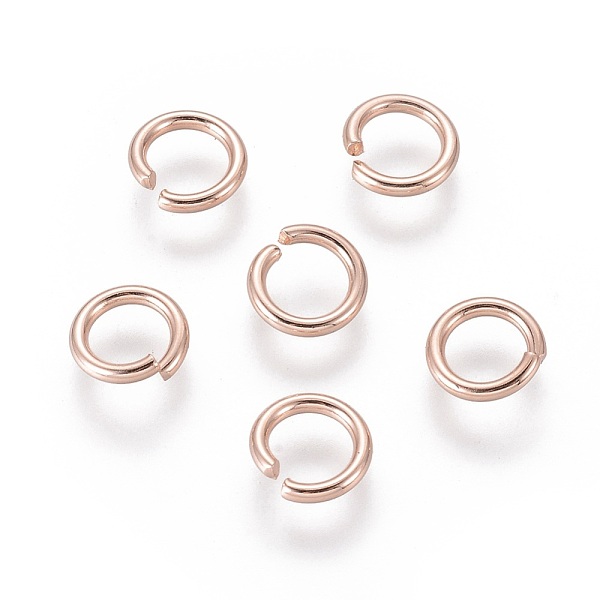 PandaHall 304 Stainless Steel Open Jump Rings, Rose Gold, 7x1.2mm, Inner Diameter: 5mm 304 Stainless Steel
PandaHall 304 Stainless Steel Open Jump Rings, Rose Gold, 7x1.2mm, Inner Diameter: 5mm 304 Stainless Steel