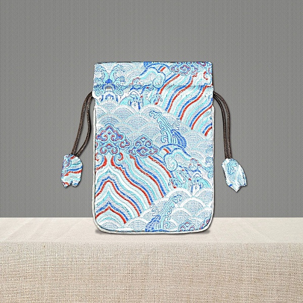 PandaHall Chinese Style Brocade Drawstring Gift Blessing Bags, Landscape Print Jewelry Storage Pouches for Wedding Party Candy Packaging..., Blue
PandaHall Chinese Style Brocade Drawstring Gift Blessing Bags, Landscape Print Jewelry Storage Pouches for Wedding Party Candy Packaging..., Blue