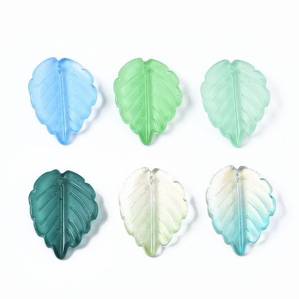 PandaHall Spray Painted Glass Pendants, Leaf, Mixed Color, 23.5x17.5x4.5mm, Hole: 1mm Glass Leaf Multicolor
PandaHall Spray Painted Glass Pendants, Leaf, Mixed Color, 23.5x17.5x4.5mm, Hole: 1mm Glass Leaf Multicolor