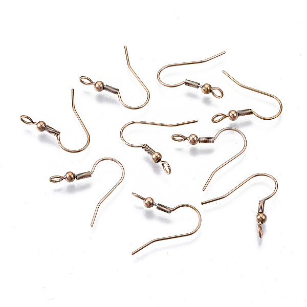 PandaHall 304 Stainless Steel Earring Hooks, Ear Wire, with Vertical Loop, Rose Gold, 19~21x18mm, Hole: 2.5mm, Pin: 0.7mm 304 Stainless...
PandaHall 304 Stainless Steel Earring Hooks, Ear Wire, with Vertical Loop, Rose Gold, 19~21x18mm, Hole: 2.5mm, Pin: 0.7mm 304 Stainless...