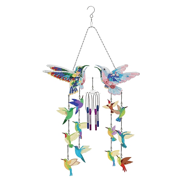 PandaHall DIY Diamond Painting Windchime Decoration Kits, Including Resin Rhinestones, Pen, Tray & Glue Clay, Colorful, 730x190mm Resin Bird
PandaHall DIY Diamond Painting Windchime Decoration Kits, Including Resin Rhinestones, Pen, Tray & Glue Clay, Colorful, 730x190mm Resin Bird