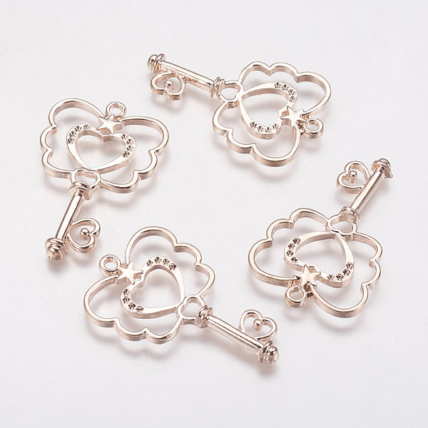 PandaHall Long-Lasting Plated Alloy Open Back Bezel Pendants, For DIY UV Resin, Epoxy Resin, Pressed Flower Jewelry, Key, Rose Gold, Fit for...
PandaHall Long-Lasting Plated Alloy Open Back Bezel Pendants, For DIY UV Resin, Epoxy Resin, Pressed Flower Jewelry, Key, Rose Gold, Fit for...