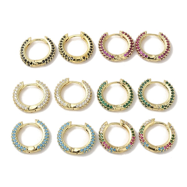 PandaHall Rack Plating Brass Micro Pave Cubic Zirconia Huggie Hoop Earrings for Women, Real 18K Gold Plated, Mixed Color, 16.5x3.5mm Cubic..., Multicolor
PandaHall Rack Plating Brass Micro Pave Cubic Zirconia Huggie Hoop Earrings for Women, Real 18K Gold Plated, Mixed Color, 16.5x3.5mm Cubic..., Multicolor