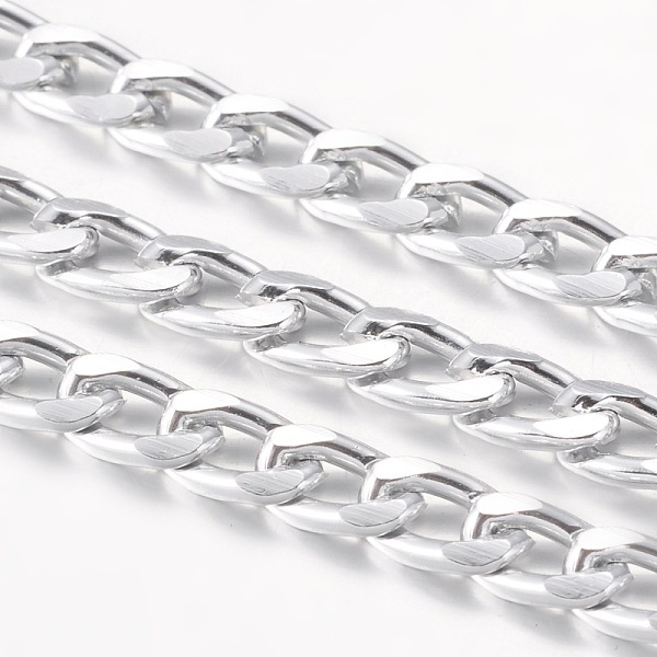PandaHall Aluminum Twisted Chains Curb Chains, Unwelded, Lead Free and Nickel Free, Oxidated in Silver, Size: about Chain: 9mm long, 5mm...
PandaHall Aluminum Twisted Chains Curb Chains, Unwelded, Lead Free and Nickel Free, Oxidated in Silver, Size: about Chain: 9mm long, 5mm...