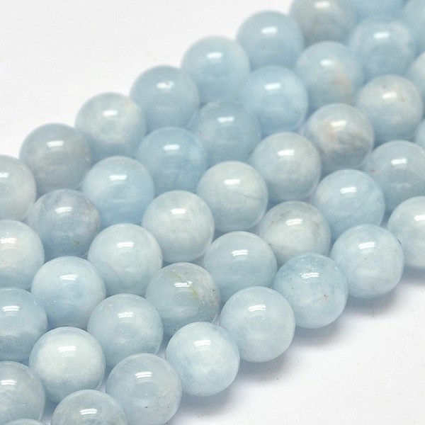 PandaHall Round Grade AB Natural Aquamarine Bead Strands, 6.5mm, Hole: 1mm, about 65pcs/strand, 15.5 inch Aquamarine Round
PandaHall Round Grade AB Natural Aquamarine Bead Strands, 6.5mm, Hole: 1mm, about 65pcs/strand, 15.5 inch Aquamarine Round