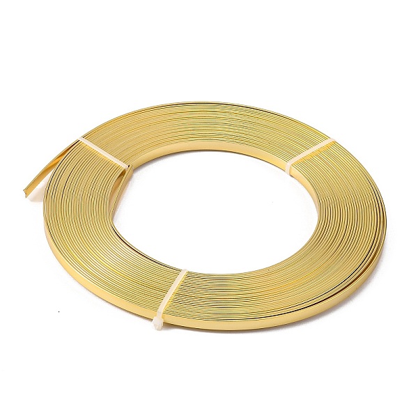 PandaHall Aluminum Wire, Bendable Metal Craft Wire, Flat Craft Wire, Bezel Strip Wire for Cabochons Jewelry Making, Gold, 5x1mm, about 32.8...
PandaHall Aluminum Wire, Bendable Metal Craft Wire, Flat Craft Wire, Bezel Strip Wire for Cabochons Jewelry Making, Gold, 5x1mm, about 32.8...