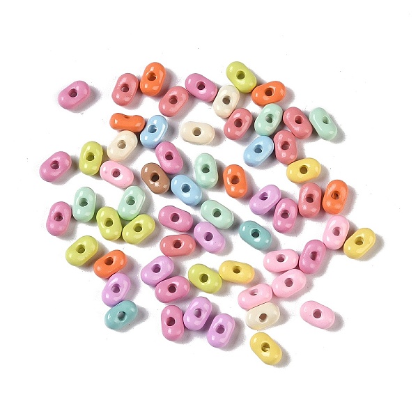 PandaHall Spray Paint Alloy Beads, Oval, Mixed Color, 3x6.5x4mm, Hole: 1.2mm Alloy Oval Multicolor
PandaHall Spray Paint Alloy Beads, Oval, Mixed Color, 3x6.5x4mm, Hole: 1.2mm Alloy Oval Multicolor