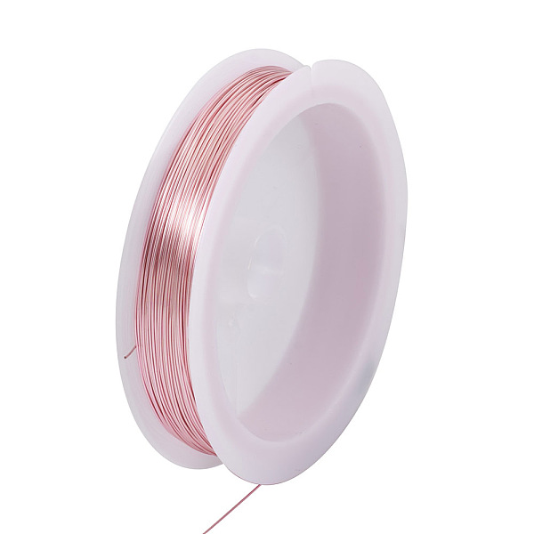 PandaHall Copper Wire, Round, for Jewelry Making, Pink, 26 Gauge, 0.4mm, about 124.67 Feet(38m)/Roll Copper Round
PandaHall Copper Wire, Round, for Jewelry Making, Pink, 26 Gauge, 0.4mm, about 124.67 Feet(38m)/Roll Copper Round