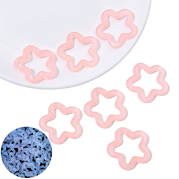PandaHall Luminous Acrylic Pendant, Glow in the Dark, Star Charm, Light Coral, 30x30mm, Hole: 2mm, 10pcs/bag Acrylic Star
PandaHall Luminous Acrylic Pendant, Glow in the Dark, Star Charm, Light Coral, 30x30mm, Hole: 2mm, 10pcs/bag Acrylic Star