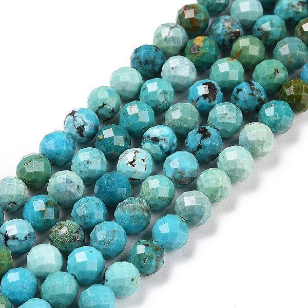 PandaHall Natural HuBei Turquoise Beads Strands, Faceted, Round, 6mm, Hole: 0.9mm, about 60~62pcs/strand, 15.35 inch(39cm) HuBei Turquoise...
PandaHall Natural HuBei Turquoise Beads Strands, Faceted, Round, 6mm, Hole: 0.9mm, about 60~62pcs/strand, 15.35 inch(39cm) HuBei Turquoise...