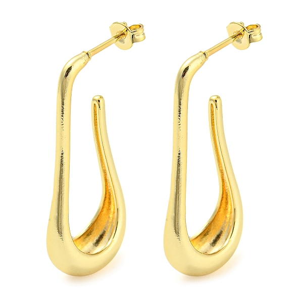 PandaHall Rack Plating Brass Teardrop Stud Earrings, Half Hoop Earrings, Long-Lasting Plated, Cadmium Free & Lead Free, Real 18K Gold Plated...
PandaHall Rack Plating Brass Teardrop Stud Earrings, Half Hoop Earrings, Long-Lasting Plated, Cadmium Free & Lead Free, Real 18K Gold Plated...