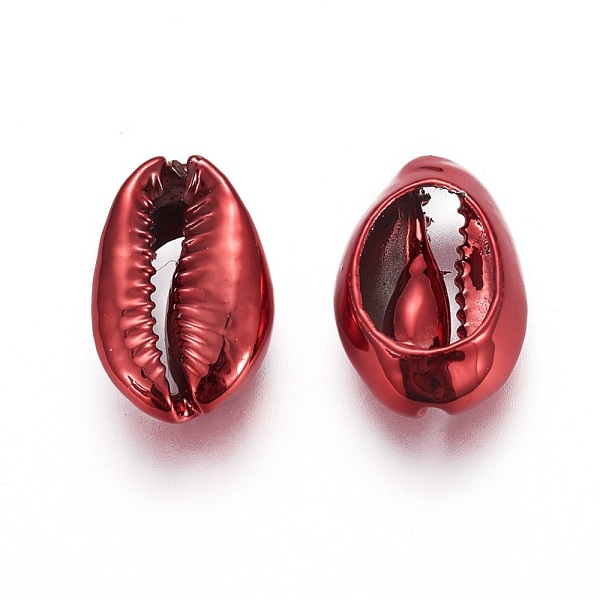 PandaHall Electroplated Cowrie Shell Beads, Red, 15~20x10~12x5~6mm, Hole: 12~14x2~3mm Cowrie Shell Shell Shape Red
PandaHall Electroplated Cowrie Shell Beads, Red, 15~20x10~12x5~6mm, Hole: 12~14x2~3mm Cowrie Shell Shell Shape Red