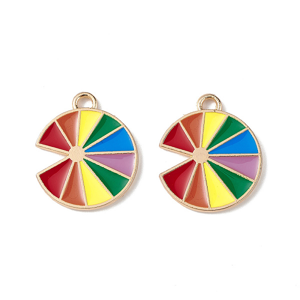 PandaHall Rainbow Color Pride Alloy Enamel Pendants, Flat Round Charms, Light Gold, Colorful, 21.5x17.4x1.5mm, Hole: 2.5mm Alloy+Enamel Flat...
PandaHall Rainbow Color Pride Alloy Enamel Pendants, Flat Round Charms, Light Gold, Colorful, 21.5x17.4x1.5mm, Hole: 2.5mm Alloy+Enamel Flat...