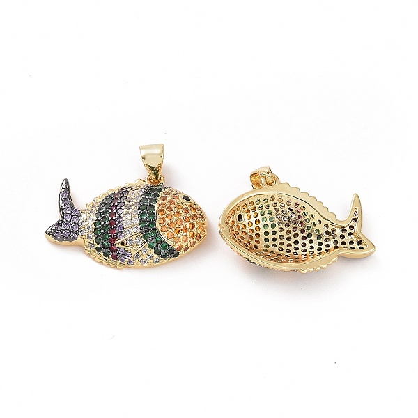 PandaHall Brass Micro Pave Clear Cubic Zirconia Pendants, Fish, Colorful, 24x16.5x5mm, Hole: 3.5x5mm Brass+Cubic Zirconia Fish
PandaHall Brass Micro Pave Clear Cubic Zirconia Pendants, Fish, Colorful, 24x16.5x5mm, Hole: 3.5x5mm Brass+Cubic Zirconia Fish