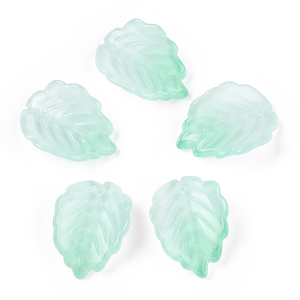 PandaHall Baking Painted Transparent Glass Petal Beads, Gradient Color, Strawberry Leaf, Aquamarine, 22.5x16x5.5mm, Hole: 1.2mm, about..., Green
PandaHall Baking Painted Transparent Glass Petal Beads, Gradient Color, Strawberry Leaf, Aquamarine, 22.5x16x5.5mm, Hole: 1.2mm, about..., Green