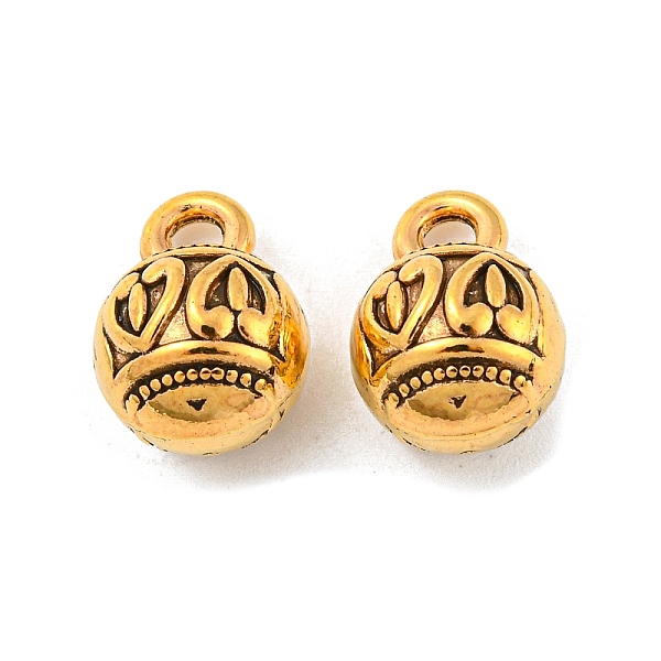 PandaHall Tibetan Style Alloy Charms, Cadmium Free & Lead Free, Bell, Antique Golden, 13x9.5mm, Hole: 2mm, about 350Pcs/1000G Alloy Bell
PandaHall Tibetan Style Alloy Charms, Cadmium Free & Lead Free, Bell, Antique Golden, 13x9.5mm, Hole: 2mm, about 350Pcs/1000G Alloy Bell