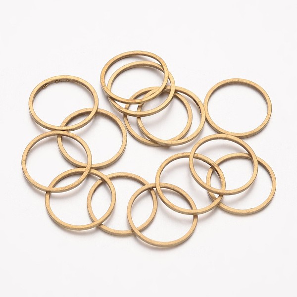 PandaHall Brass Link Rings, Raw(Unplated), Nickel Free, about 14mm in diameter, 0.9mm thick, hole: 12mm Brass Ring
PandaHall Brass Link Rings, Raw(Unplated), Nickel Free, about 14mm in diameter, 0.9mm thick, hole: 12mm Brass Ring