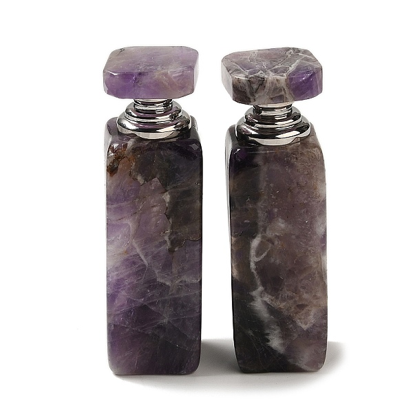PandaHall Natural Amethyst Dropper Perfume Bottle, with Stainless Steel Color Tone 304 Stainless Steel Findings, SPA Aromatherapy Essemtial...
PandaHall Natural Amethyst Dropper Perfume Bottle, with Stainless Steel Color Tone 304 Stainless Steel Findings, SPA Aromatherapy Essemtial...